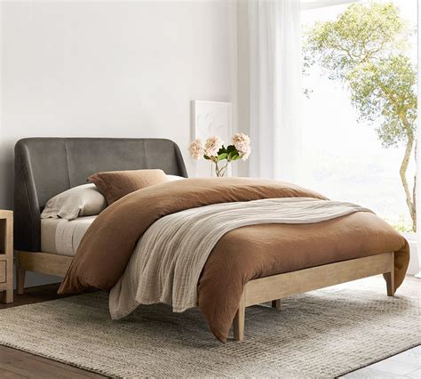 Layton Leather Bed